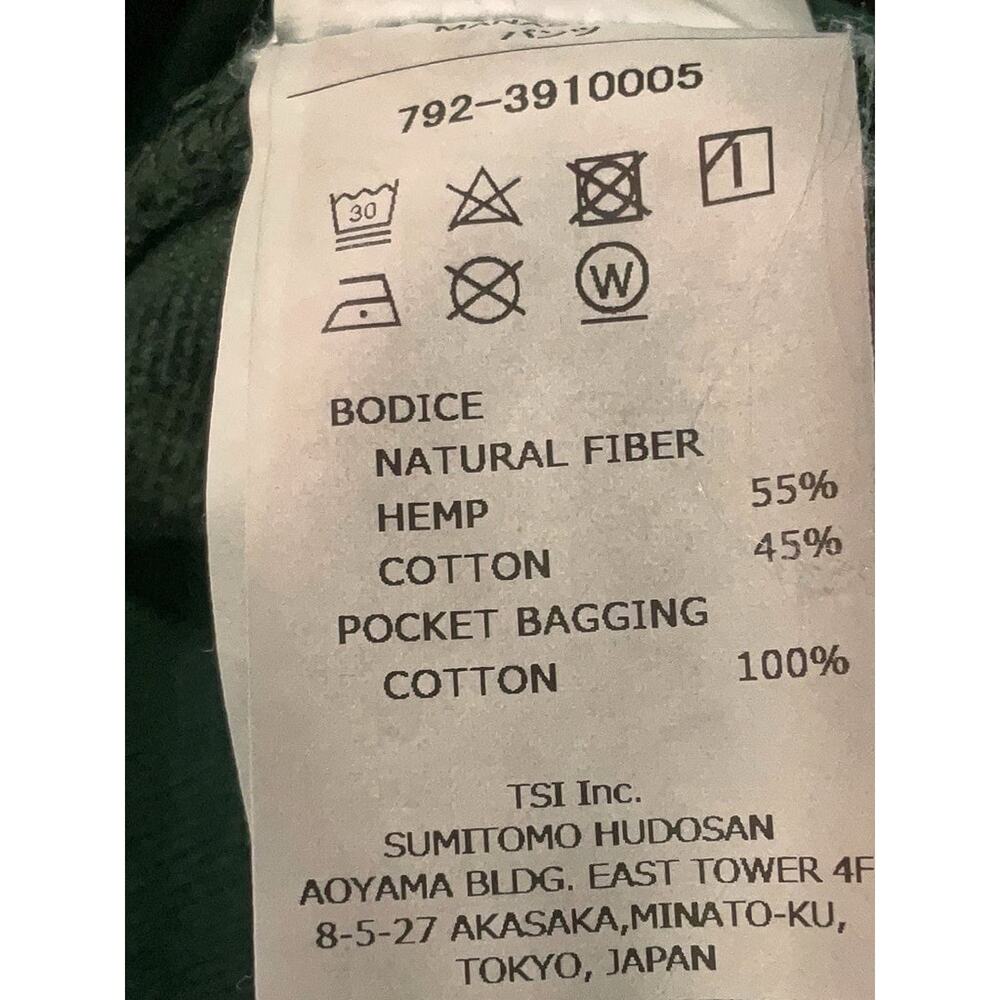 Manastash Chillwack X Virgil Normal Pants Green S - Picture 8 of 8
